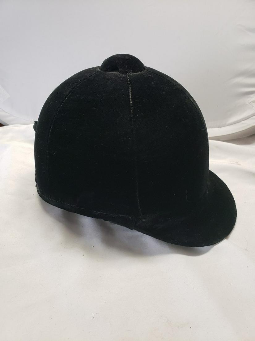 Black Equestrian riding hat with box (1 of 1)