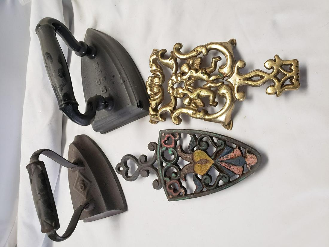 Vintage Cast Irons and hot plates: Vintage Cast Irons and hot plates