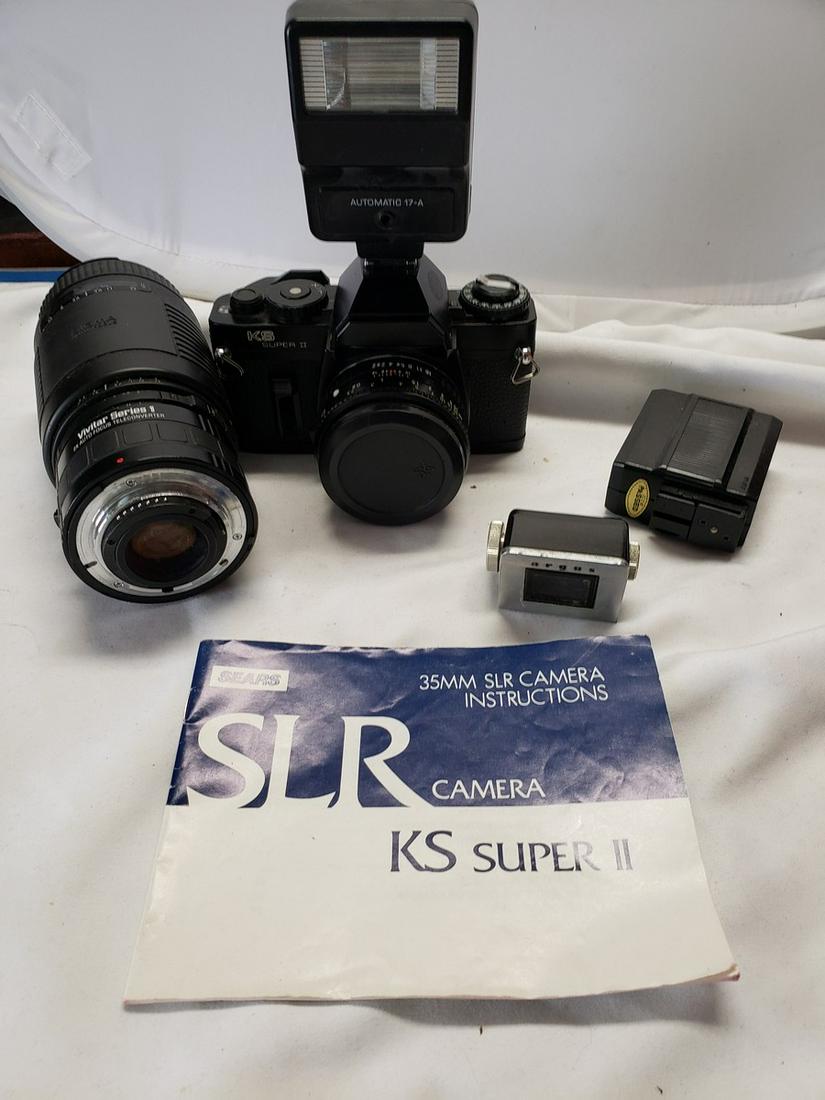 SLR Camera KS Super II with additional lens and more - (1 of 1)