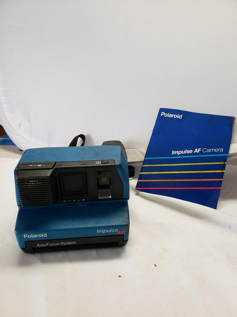 Vintage Polaroid Impulse AF Camera with carrying case (1 of 1)
