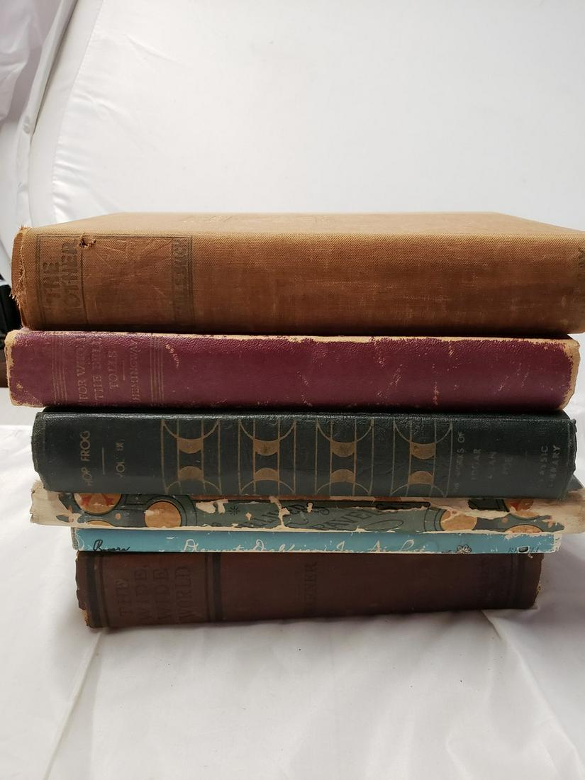 Lot of vintage books - The Works of Edgar Allan Poe and: Lot of vintage books - The Works of Edgar Allan Poe and more
