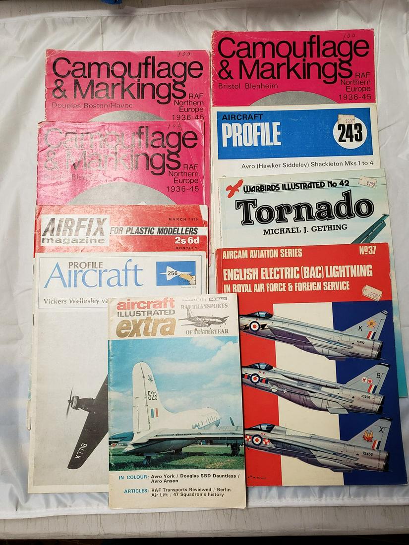 Lot of vintage plane and Military magazines: Lot of vintage plane and Military magazines