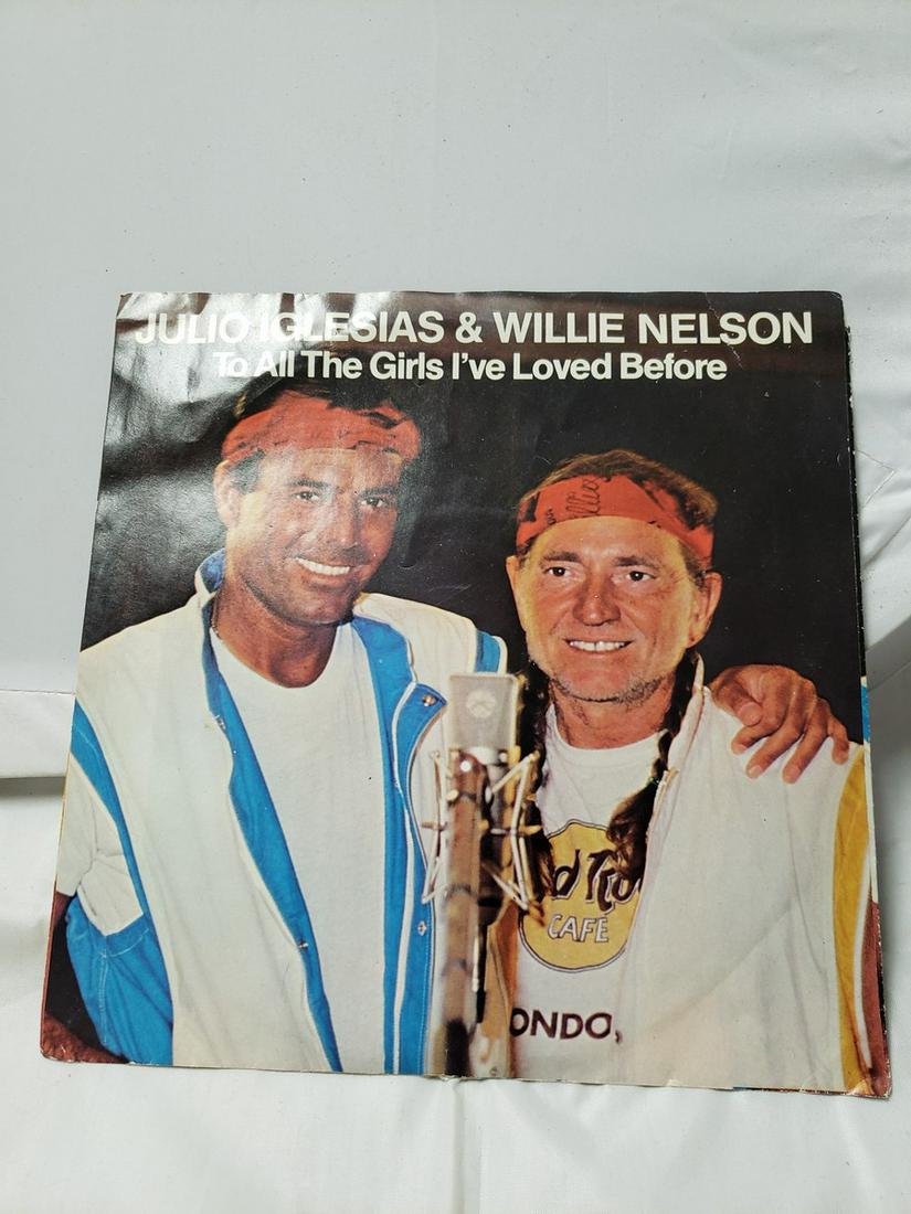 Julio Iglesias & Willie Nelson 45 record: Julio Iglesias & Willie Nelson 45 record