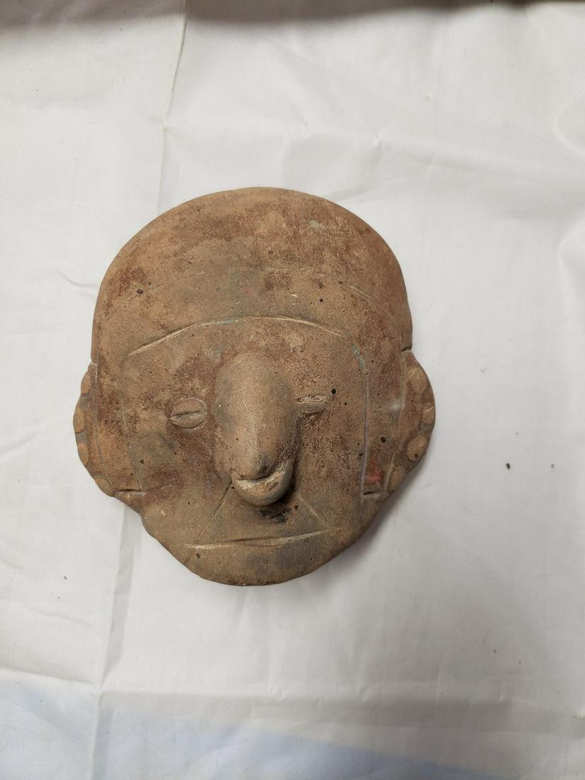 Very old and rare stone Indian artifact human face (1 of 1)
