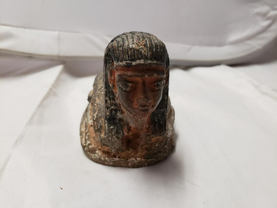 Egyptian carved stone sphinx (1 of 1)