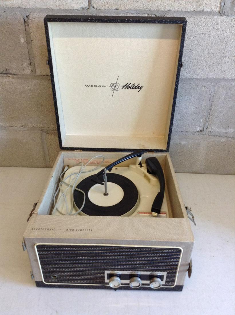 Webcor Holiday record player (1 of 1)