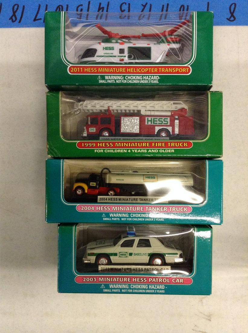 Lot of Three Hess Miniature Trucks (1 of 1)
