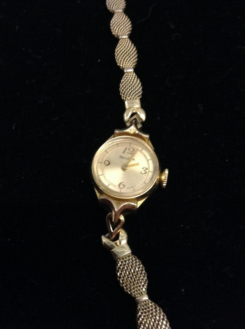 10K Gold-Plated "Bulova" Ladies Watch: 10K Gold-Plated "Bulova" Ladies Watch