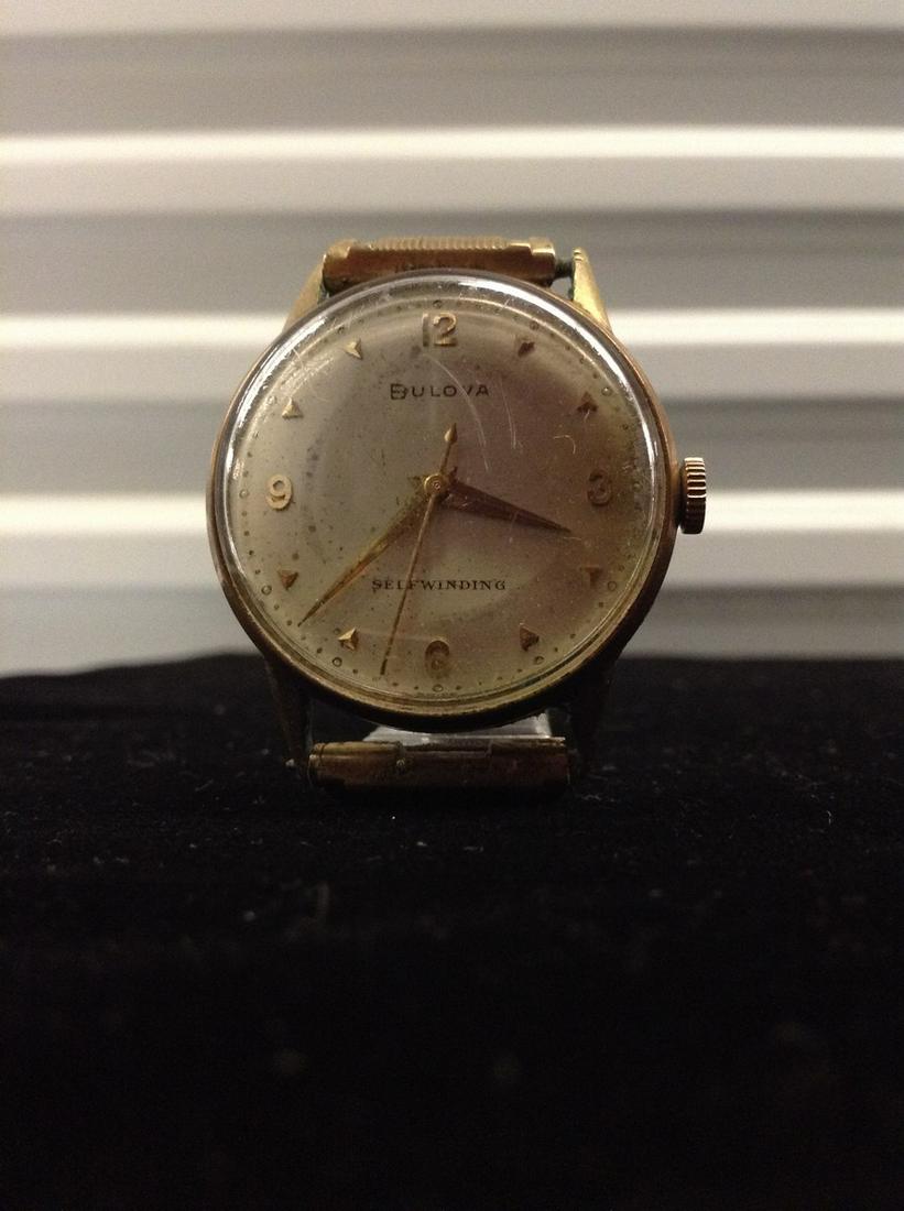 Vintage "Bulova" Gold-Filled Men's Watch: Vintage "Bulova" Gold-Filled Men's Watch