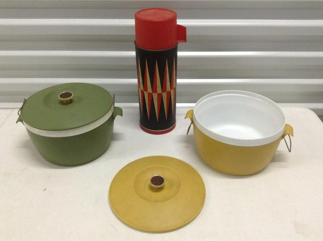 Aladdin Sears Roebuck & Co Thermos and: Aladdin Sears Roebuck & Co Thermos and vintageTherm-o-Ware Royal Satin