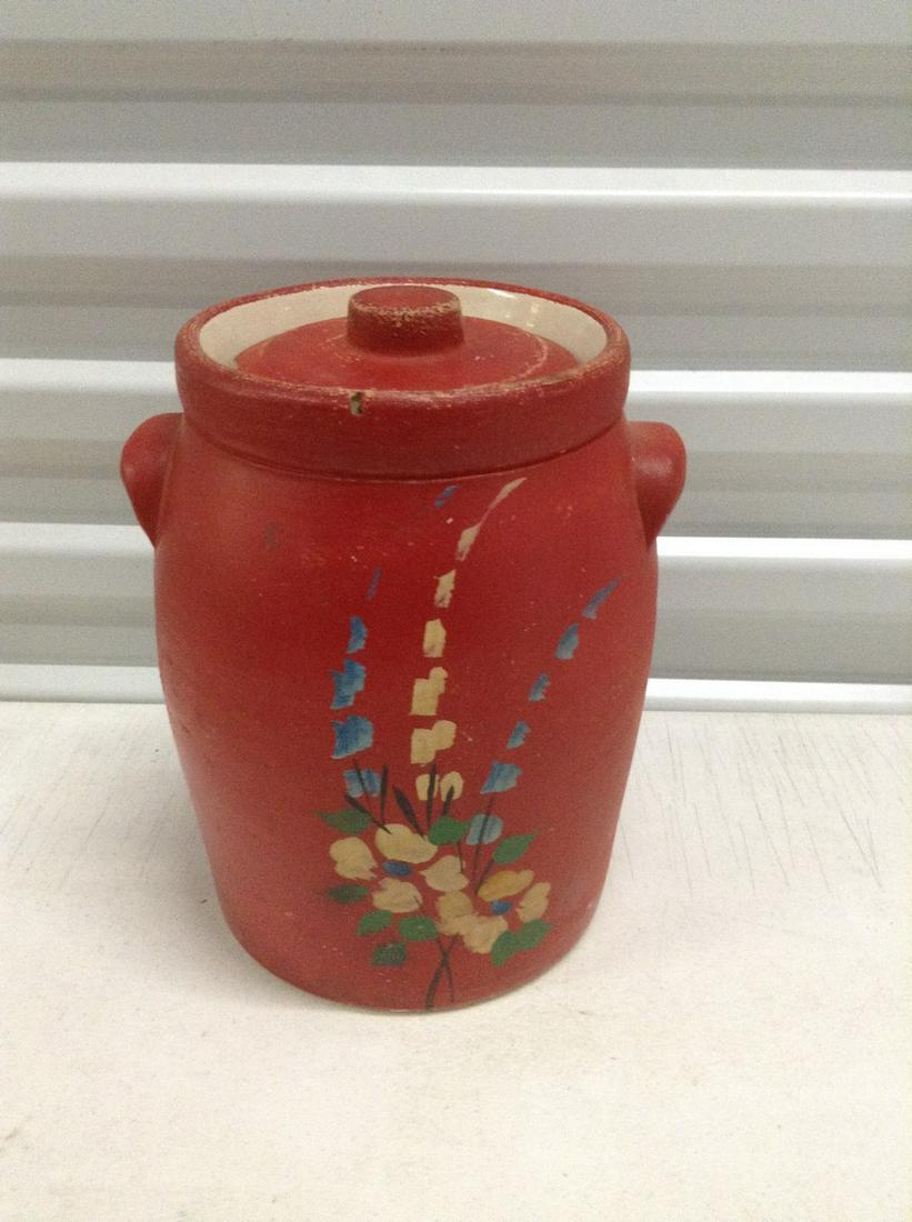 Early handpainted Cookie Jar (1 of 1)