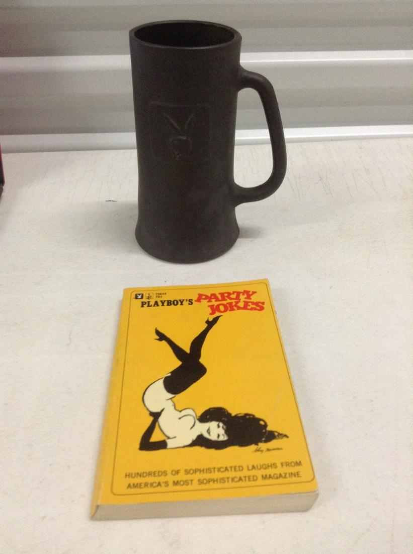 Playboy Tankard Mug and 1963 Party Joke Book (1 of 1)