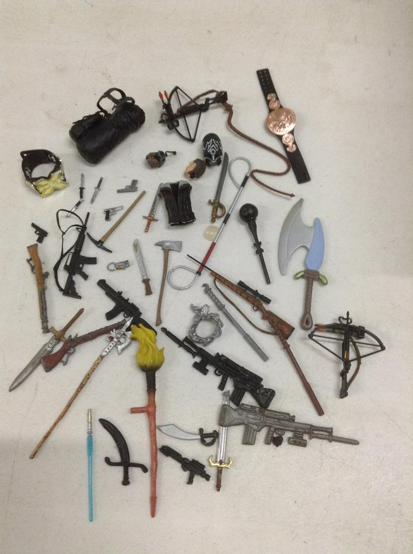 Lot of Various Action Figure Weapons (1 of 1)