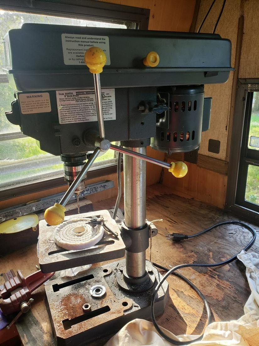 For Auction Central Machinery 8" Drill Press item 44506 (0004) on Jun 06, 2021 Emanon