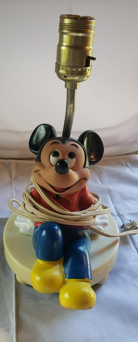 Vintage Mickey Mouse lamp (1 of 1)