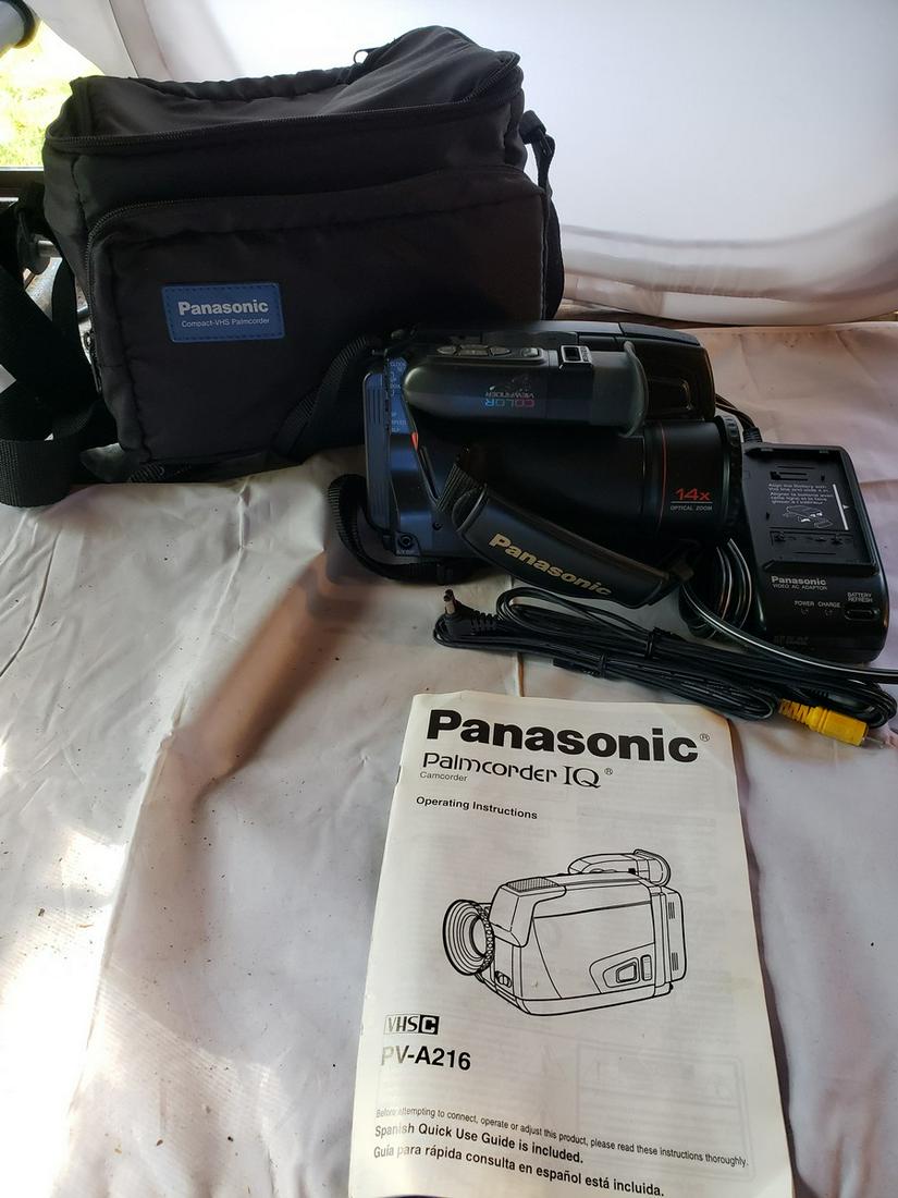 Panasonic palmcorder IQ with case, manual, and charger (1 of 1)