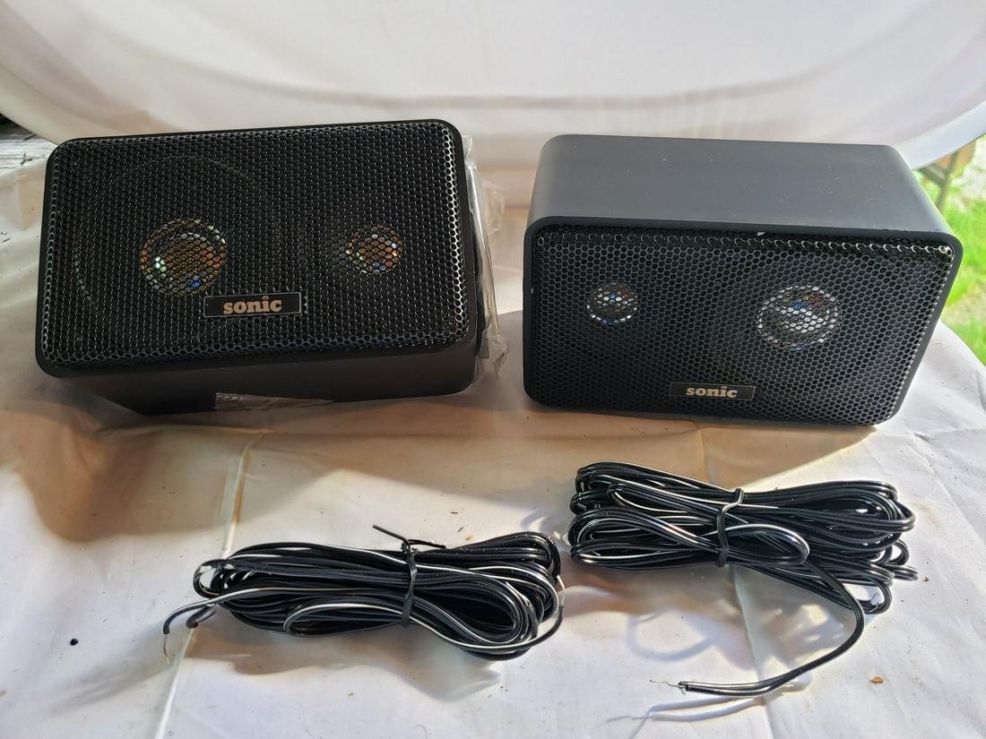 Pair of sonic speakers (1 of 1)