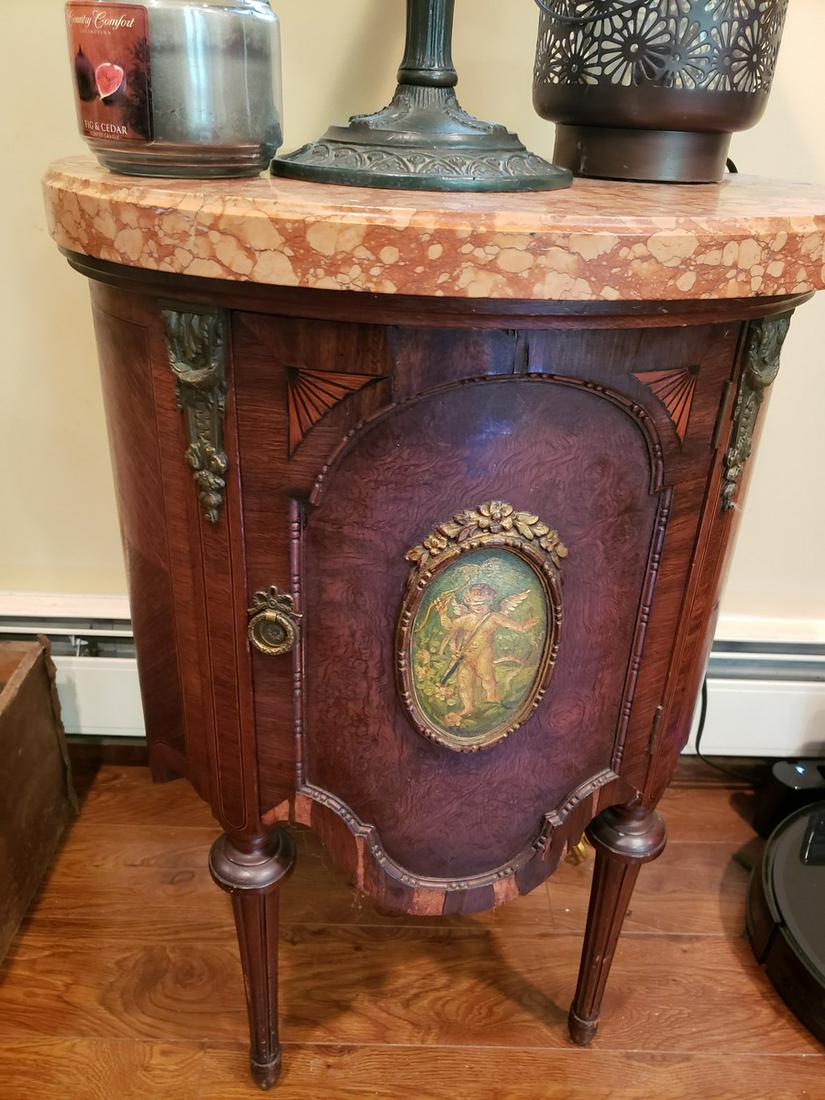 Beautiful Victorian wooden carved with cupid cameo on (1 of 1)