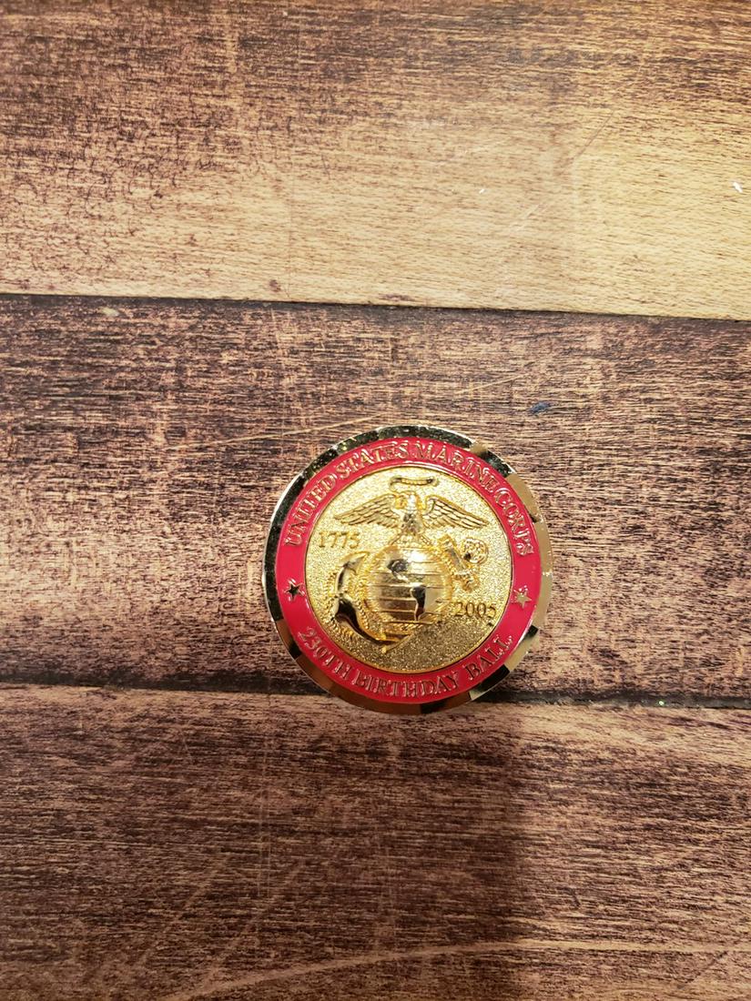 USMC 3rd Battalion 14th Marines 230th Birthday Ball: USMC 3rd Battalion 14th Marines 230th Birthday Ball token