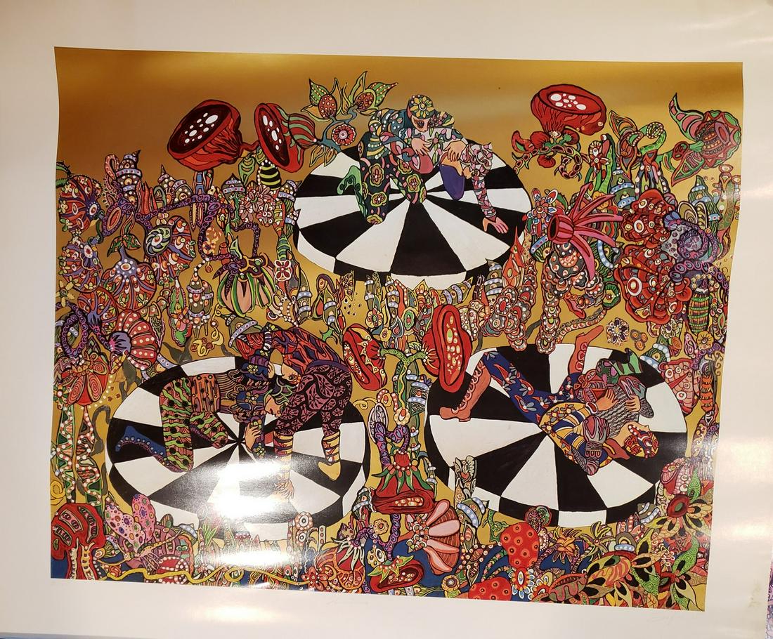 Ellen Safra '75 signed and numbered lithograph: Ellen Safra '75 signed and numbered lithograph