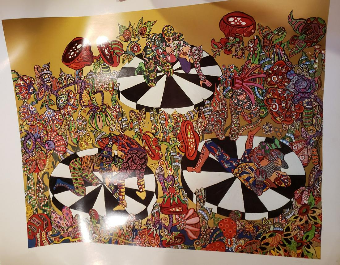 Ellen Safra '75 signed and numbered lithograph: Ellen Safra '75 signed and numbered lithograph
