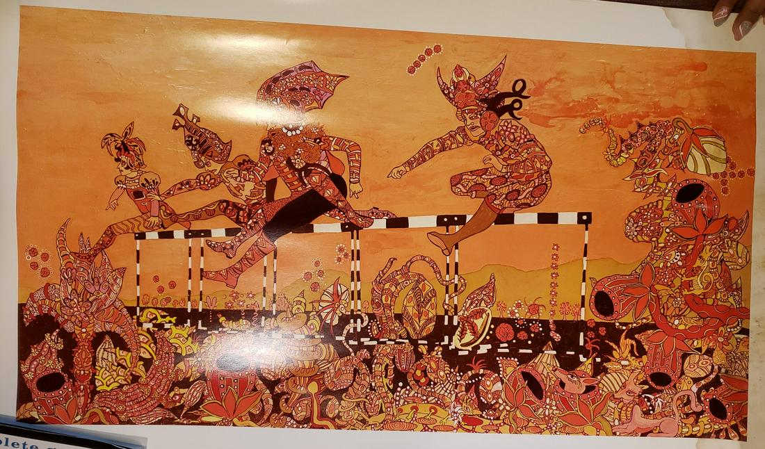 Ellen Safra '75 signed and numbered lithograph: Ellen Safra '75 signed and numbered lithograph