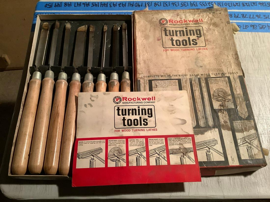 Rockwell Lathe Turning Tools in the box (1 of 1)