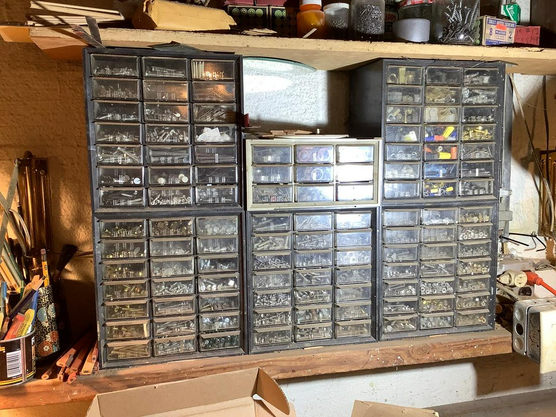 Large amount of nuts, bolts, hardware and more (1 of 1)