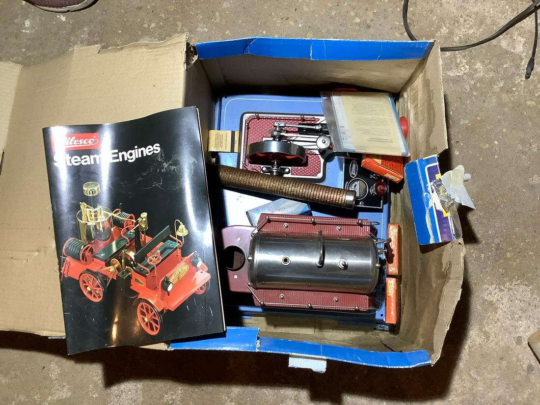 Wilesco Steam Engine in the box (1 of 1)