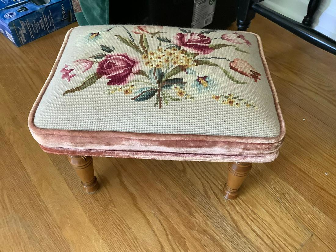 Vintage Footstool 16"x 10" (1 of 1)