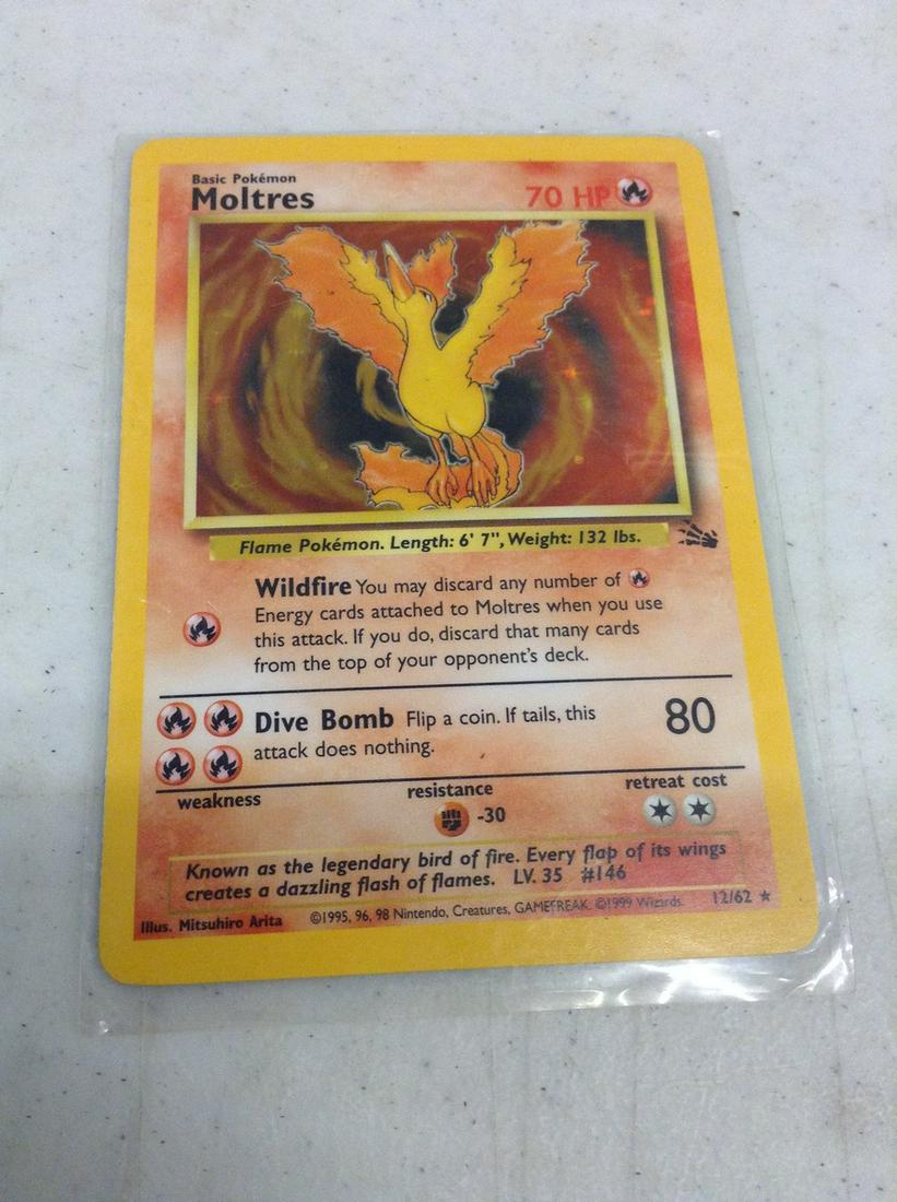 Moltres Holo Fossil Edition 12/62: Moltres Holo Fossil Edition 12/62