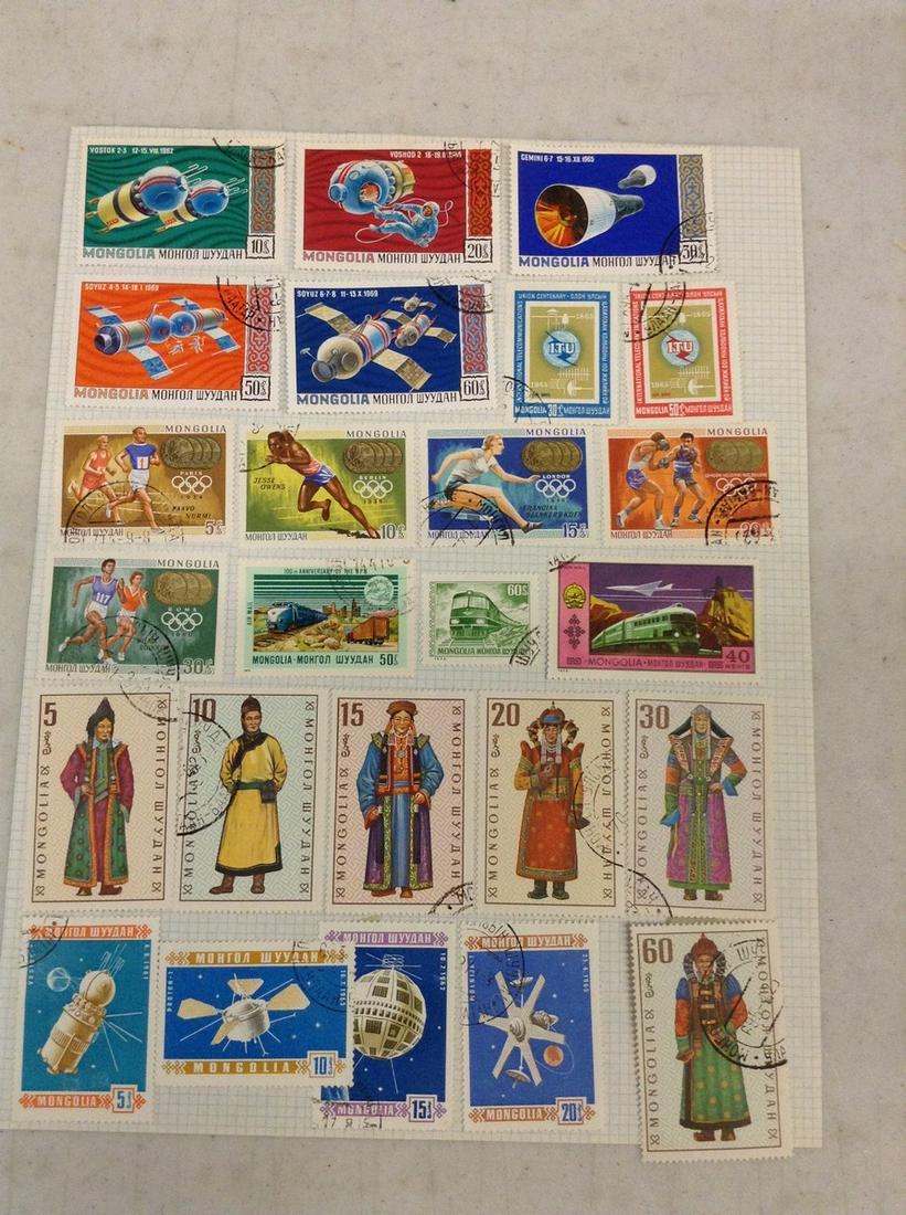 Lot of Mongolian Stamps: Lot of Mongolian Stamps