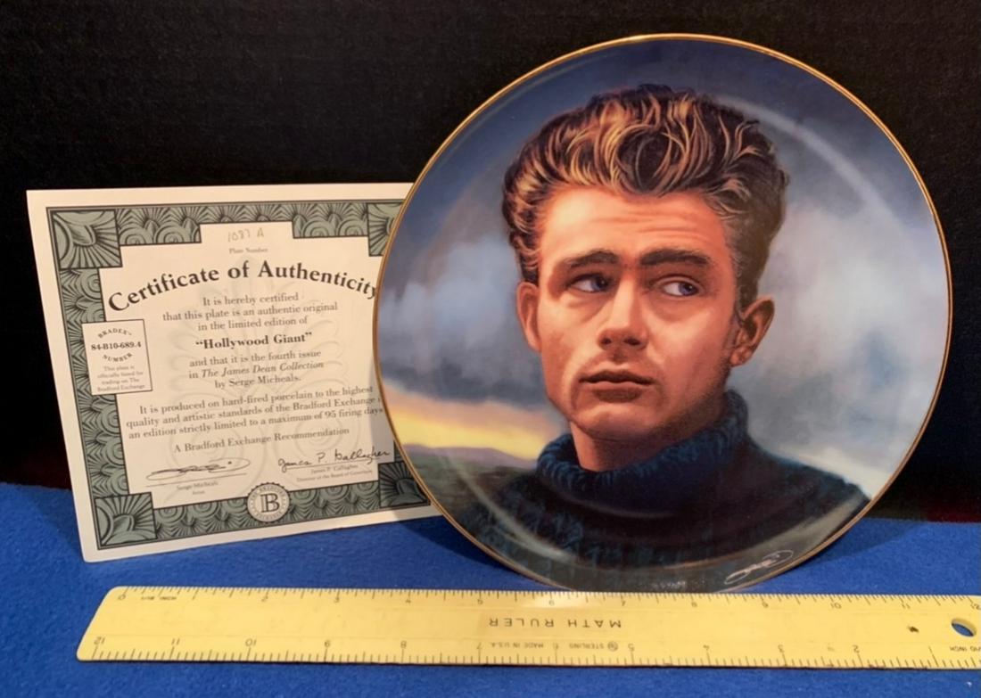 James Dean Plate #1087A, Hollywood Giant with CEO (1 of 1)