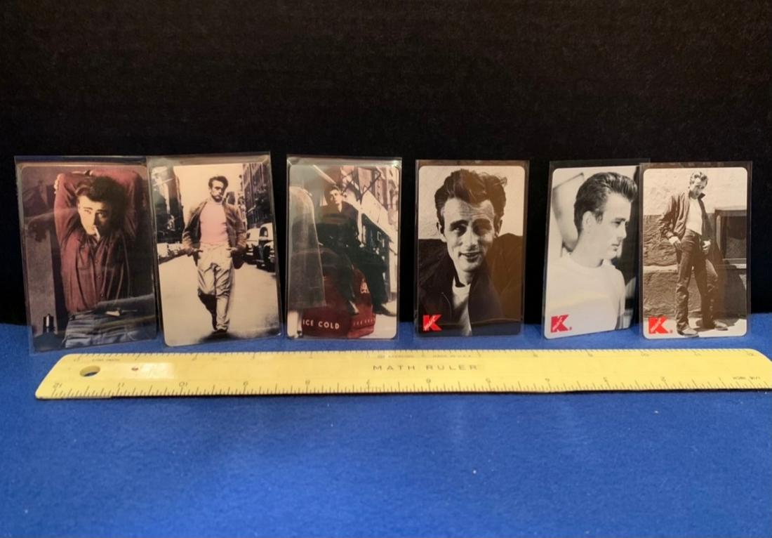 6 vintage James Dean, phone cords: 6 vintage James Dean, phone cords