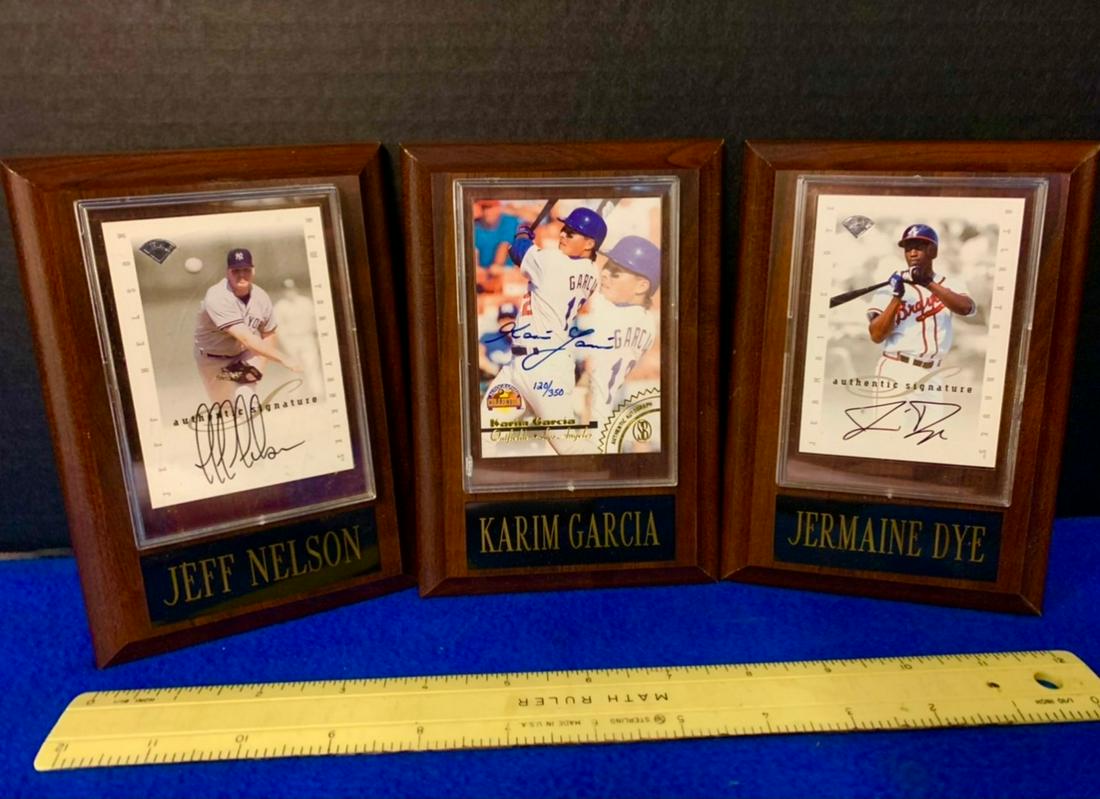 Framed Baseball Cards 6 1/2 x 4 1/2" (1 of 1)