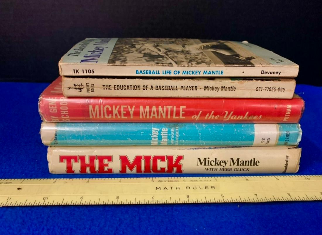 Lot of Mickey Mantle Books (1 of 1)