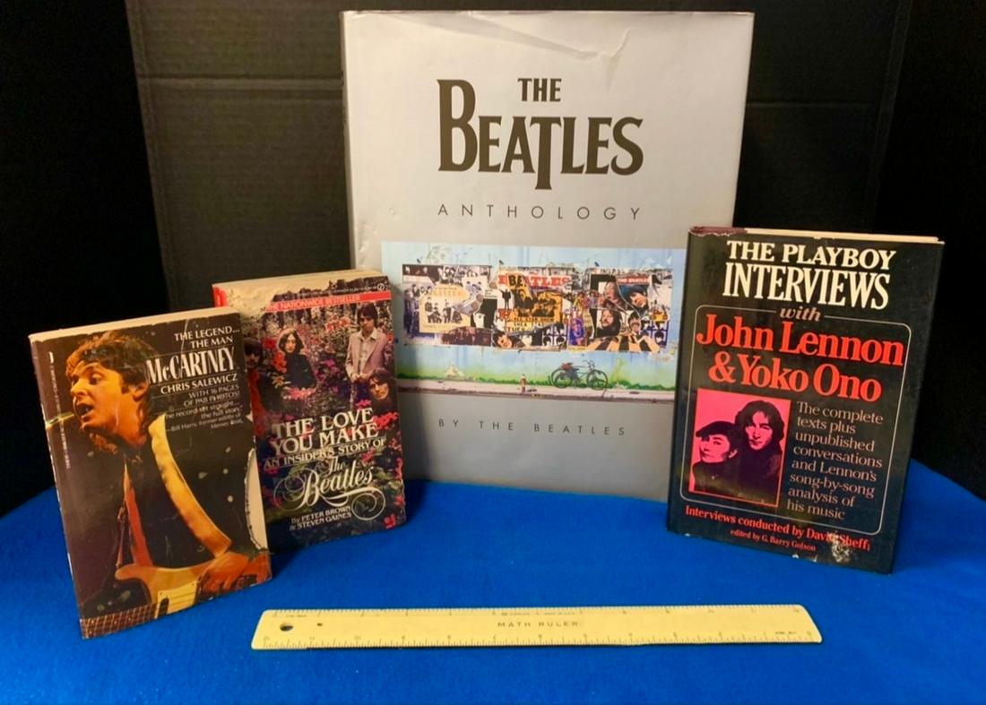 Lot of 4 Beatles Books, Including, Anthology, The (1 of 1)
