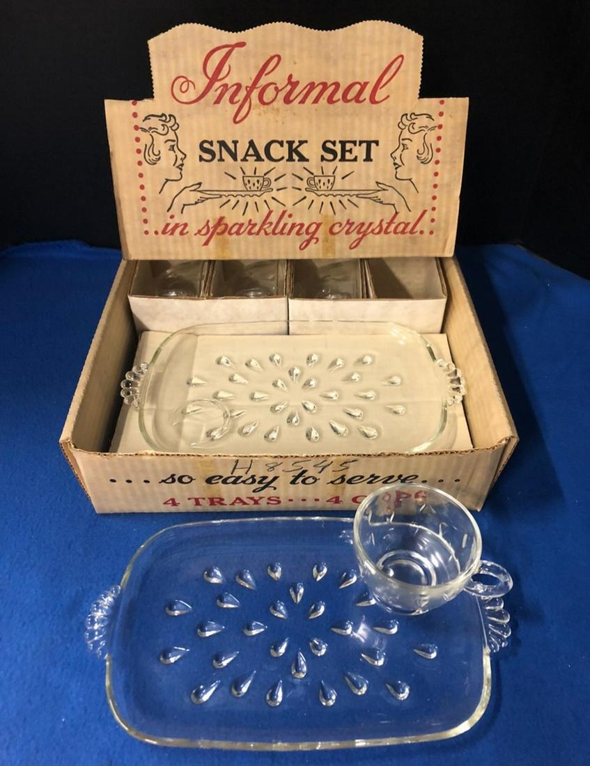 Vintage informal snack sets in sparkling crystal, 4 (1 of 1)