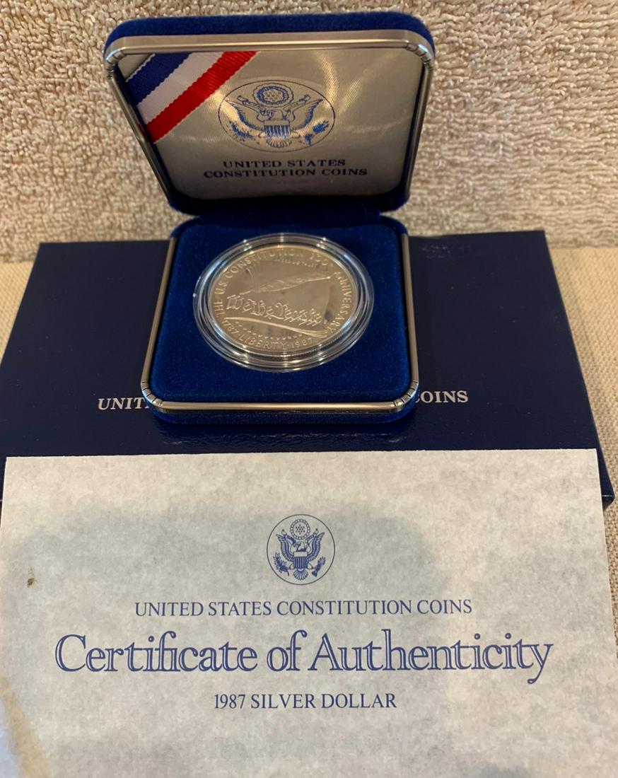 United States Constitution coin 1987 Silver Dollar (1 of 1)