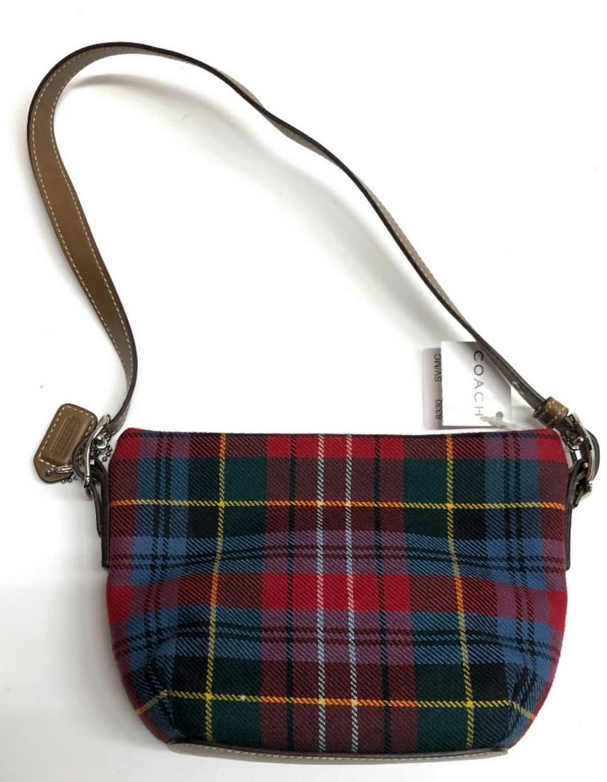 small Coach Bag, Plaid: small Coach Bag, Plaid