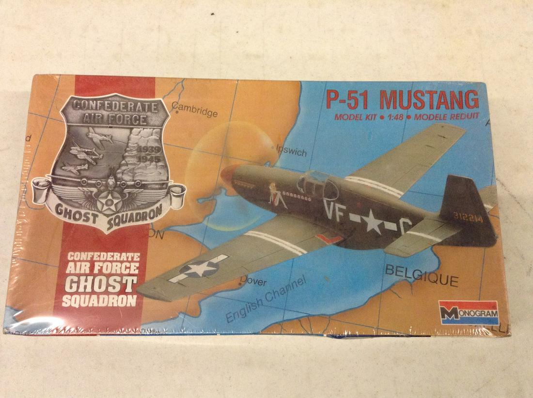 Confederate P-51 mustang model sealed (1 of 1)