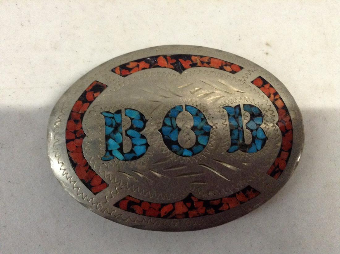 Little White Dove "Bob" belt buckle: Little White Dove "Bob" belt buckle