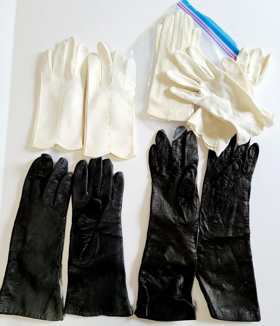Vintage Ladies Gloves Incl Leather: Vintage Ladies Gloves Incl Leather