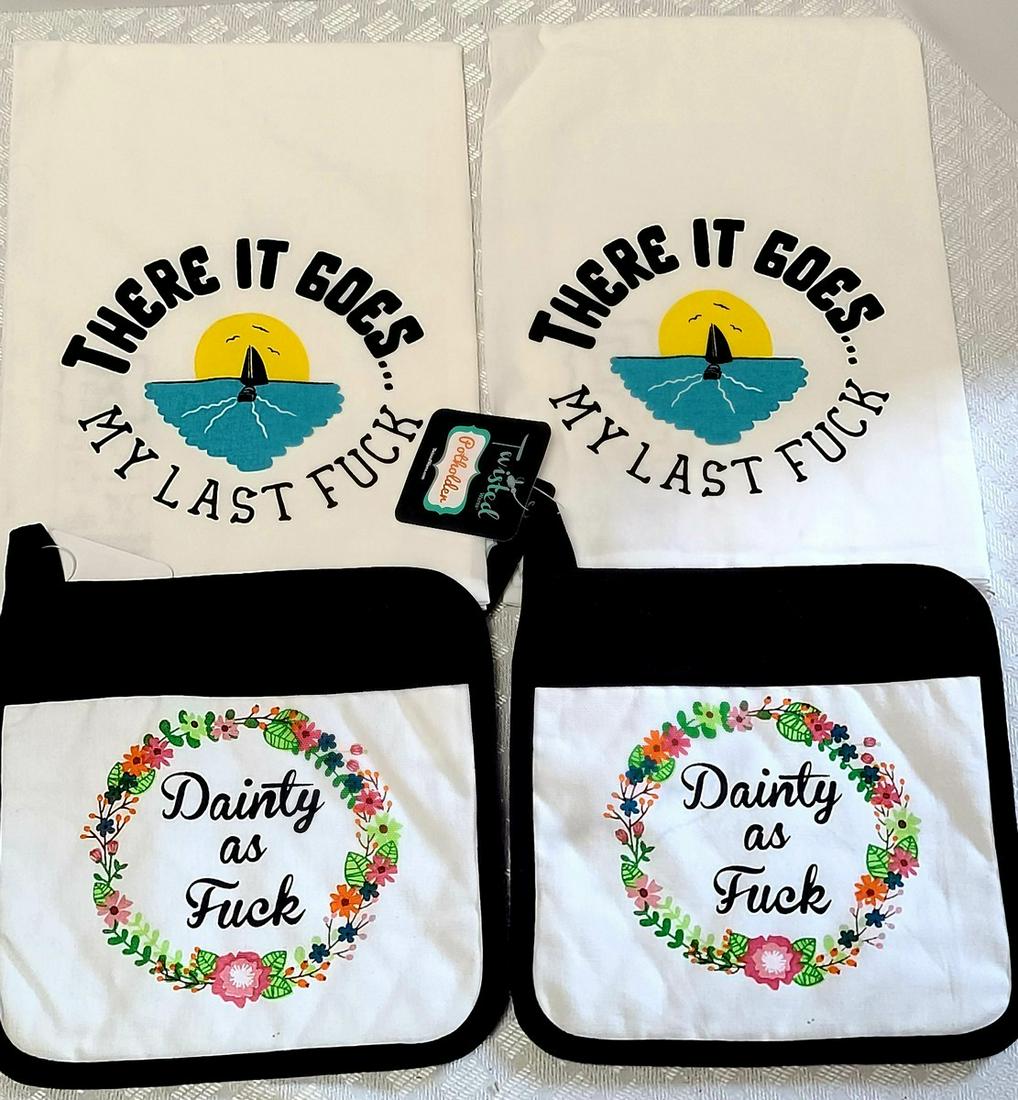 New Naughty Kitchen Towels & Potholders (1 of 1)