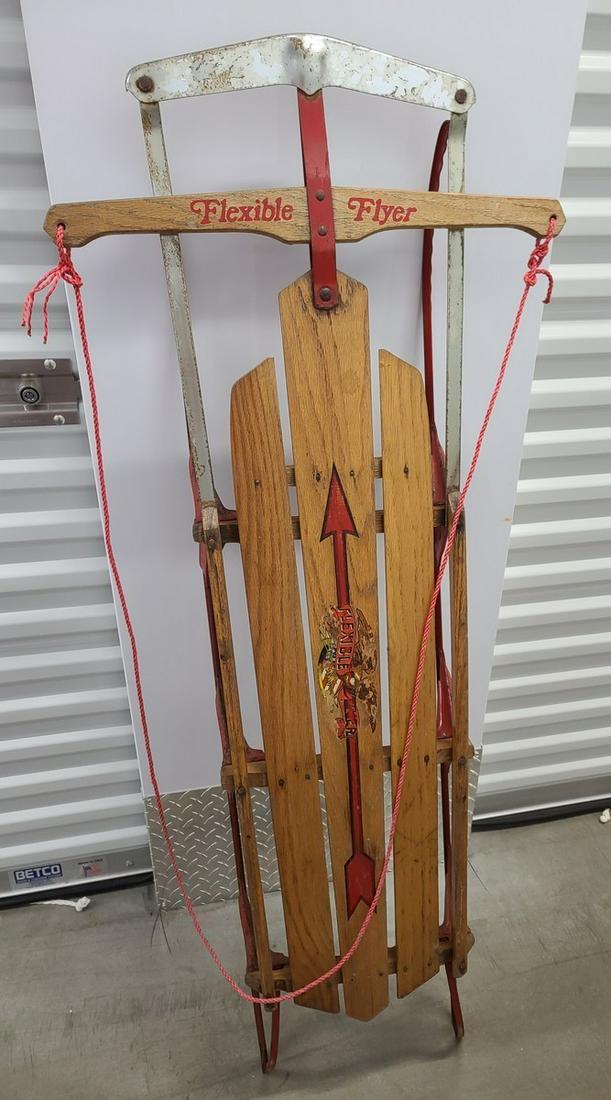 Vintage 70s Flexible Flyer Sled 1 (1 of 1)