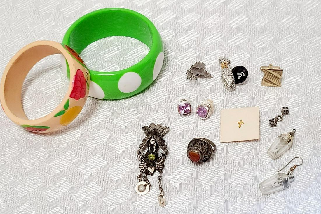 Fun Vintage Jewelry Lot Some Singles (1 of 1)