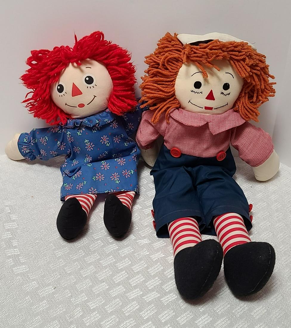 Vintage Raggedy Ann & Andy Dolls (1 of 1)