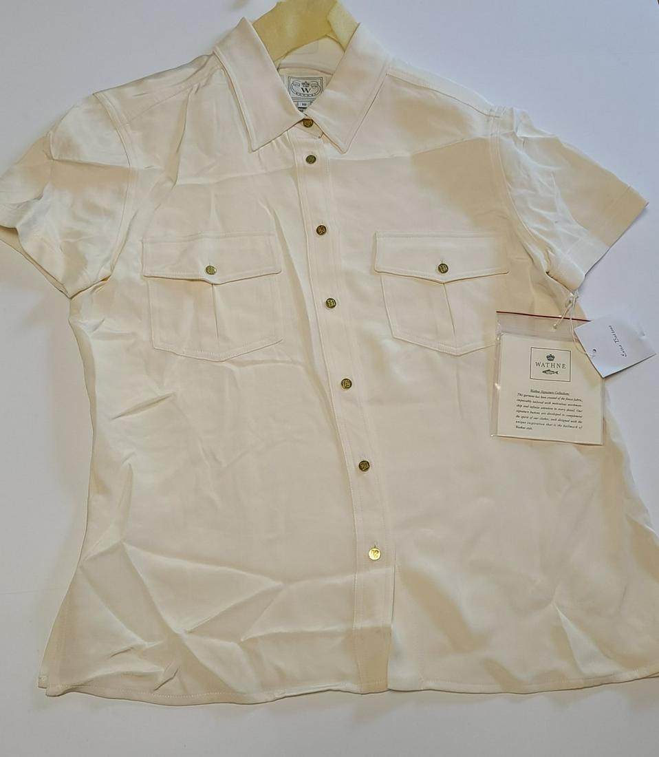 Vtg Wathne L Ladies Silk Blouse (1 of 1)