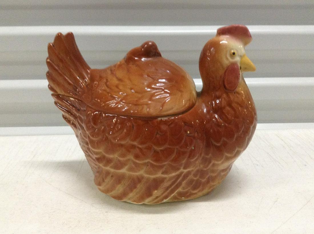 Fapco Pottery Rooster cookie Jar (1 of 1)