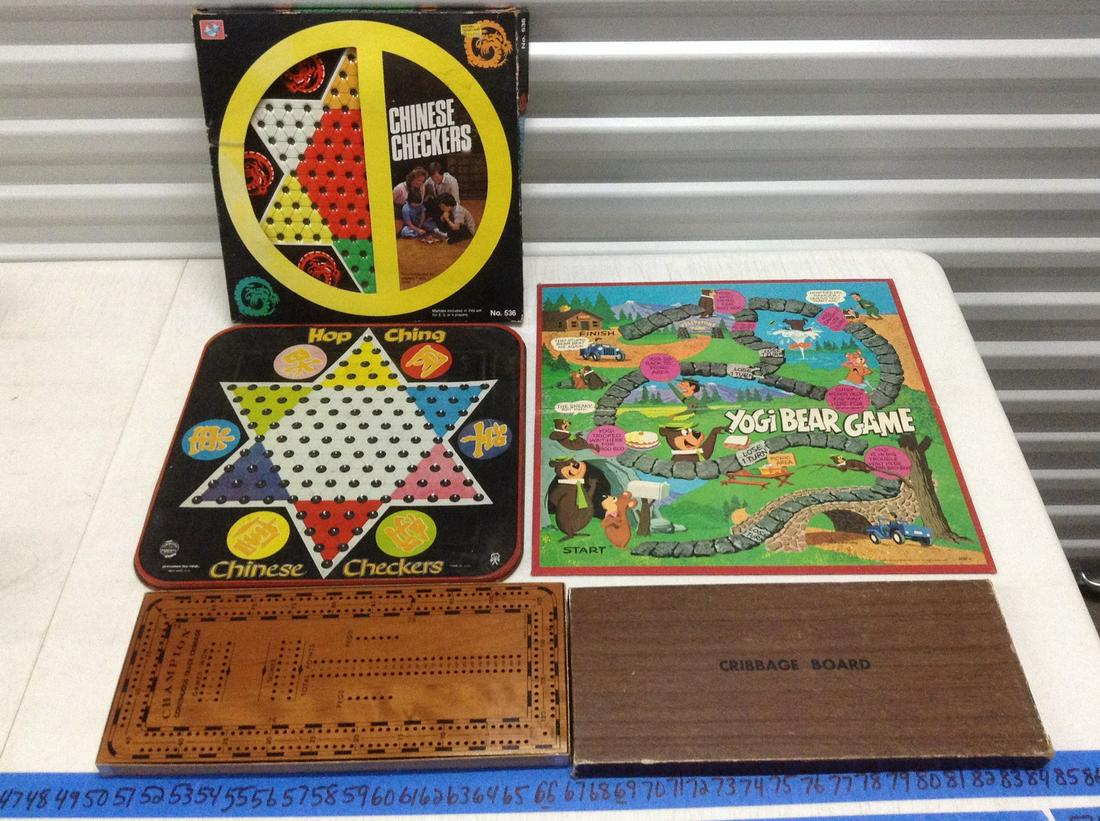 Lot of Vintage Game Boards - no pegs or pieces (1 of 1)